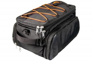 Brašna KTM Sport Trunk Bag Snap It 2.0 32L s postraními kapsami černá/oranžová