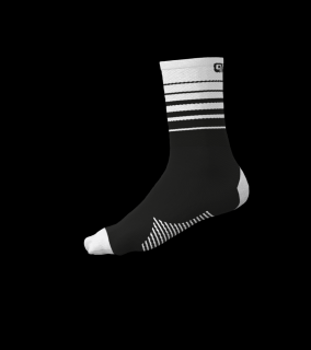 Cyklistické ponožky ALÉ ACCESSORI ONE černé/bílé Velikost: 36-39