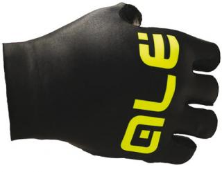 Cyklistické rukavice ALÉ Graphics Aria černé/žluté Velikost: L