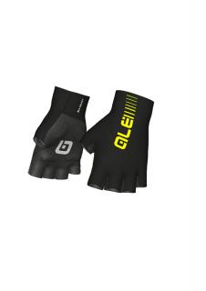 Cyklistické rukavice ALÉ SUNSELECT CRONO GLOVE žluté Velikost: M