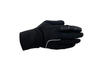 Cyklistické rukavice ALÉ  WINDPROTECTION GLOVES černé/šedé Velikost: M