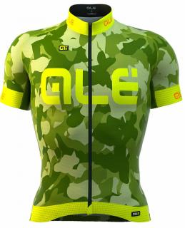 Cyklistický krátký dres ALÉ TEAM PRR Camo pánský Velikost: M