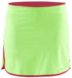 Dámská cyklistická sukně CRAFT Free Skirt W zelená/růžová Velikost: XL