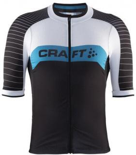 Dres CRAFT Gran Fondo černý/bílý/zelený Velikost: L