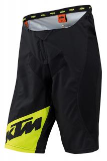 Kalhoty krátké KTM Factory Enduro Short černá/neonově žlutá Velikost: XXL