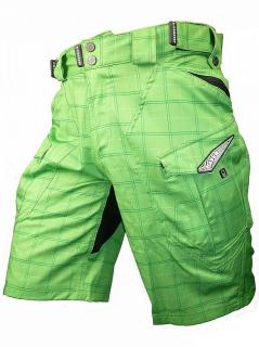 Kalhoty krátké volné HAVEN Cubes II Green Velikost: 3XL