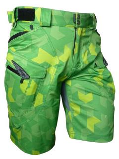 Kalhoty krátké volné HAVEN Cubes Neo Green Velikost: 3XL