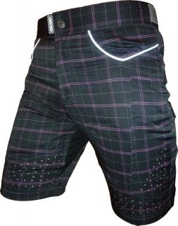 Kalhoty krátké volné HAVEN Pearl II Black/Pink Velikost: XS