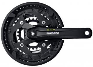 Kliky SHIMANO ALIVIO FC-T4010 3x9S, 175mm, 44-32-22z, černé