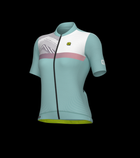 Letní cyklistický dres ALÉ dámský ZIG ZAG PR-S Velikost: L