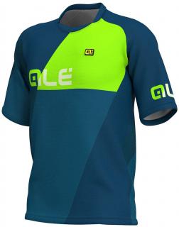 Letní cyklistický dres ALÉ Enduro Rampage zelený Velikost: 3XL