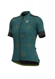 Letní cyklistický dres ALÉ OFF-ROAD GRAVEL JOSHUA LADY zelený Velikost: L