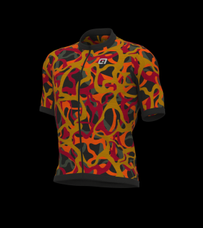 Letní cyklistický dres ALÉ pánský OFF ROAD - GRAVEL WOODLAND Velikost: M