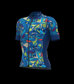 Letní cyklistický dres ALÉ pánský OVER PRAGMA Velikost: S