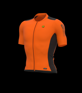 Letní cyklistický dres ALÉ pánský R-EV1    RACE 2.0 oranžový Velikost: M