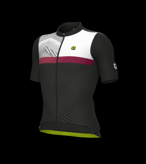 Letní cyklistický dres ALÉ pánský ZIG ZAG PR-S Velikost: L