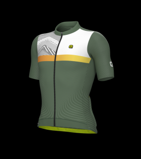 Letní cyklistický dres ALÉ pánský ZIG ZAG PR-S Velikost: S