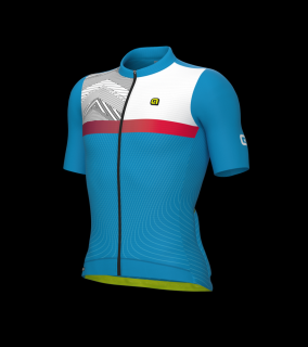 Letní cyklistický dres ALÉ pánský ZIG ZAG PR-S Velikost: XL
