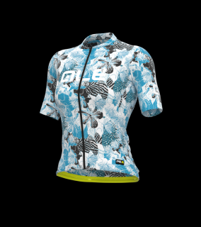 Letní cyklistický dres ALÉ PR-R AMAZZONIA LADY modrý Velikost: S