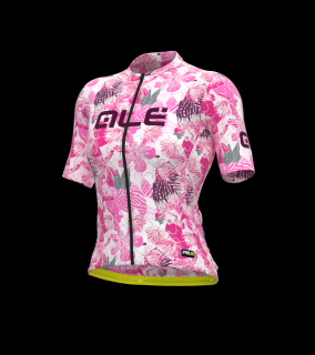 Letní cyklistický dres ALÉ PR-R AMAZZONIA LADY  růžový Velikost: S