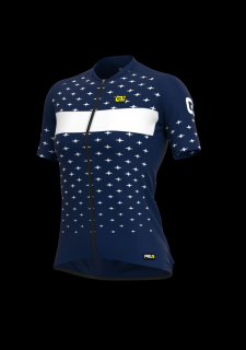 Letní cyklistický dres ALÉ PRR  STARS LADY modrý Velikost: XS