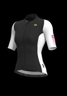 Letní cyklistický dres ALÉ R-EV1  RACE 2.0 LADY černý Velikost: XS
