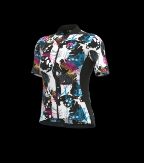 Letní cyklistický dres ALÉ SOLID CHIOS LADY bílý Velikost: S