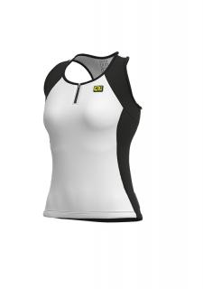 Letní cyklistický dres ALÉ SOLID  COLOR BLOCK LADY Velikost: L
