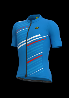 Letní cyklistický dres ALÉ SOLID  FLASH modrý Velikost: M
