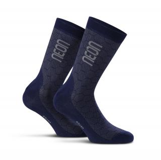 Ponožky NEON 3D Light Blue Blue Velikost: M (39-42)
