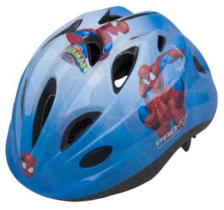 Přilba PRO-T Plus Toledo In mold dětská, modrá Spiderman Velikost přileb: 48-52cm