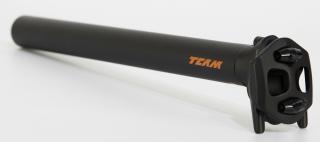 Sedlovka KTM Team 30,9mm, dva svislé šrouby, černá/oranžová Délka sedlovky: 350mm