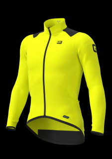 Zateplený cyklistický dres ALÉ pánský R-EV1 THERMAL žlutý Velikost: XL