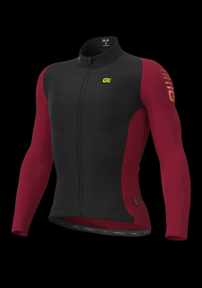Zateplený cyklistický dres ALÉ pánský R-EV1 WARM RACE 2.0 červený Velikost: M