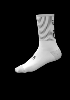 Zimní cyklistické ponožky ALÉ ACCESSORI  FENCE bílé Velikost: 36-39
