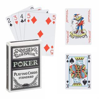 1 ks Poker karty No92 - 100% Plastové karty (1 ks Poker karty 100% plast - casinová  kvalita )