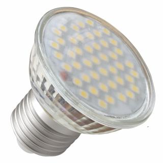 1x LED žárovka 3W 45 SMD E27 teplá bílá (1x žárovka 3W 45 SMD LED Spot Light E27- teplá bílá)