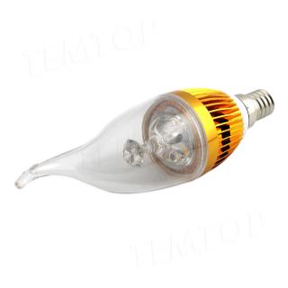 1x LED žárovka svíčka 3W/230V E14, teplá bílá (Výprodej)