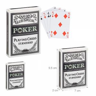 2 ks Poker karty No92 - 100% Plastová sada karet (2 ks Poker karty 100% plast - casinová  kvalita )