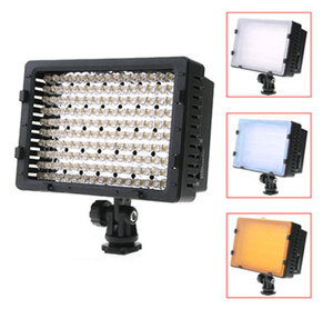 Dvoubarevná LED lampa CN-160CA (Sada LED osvětlení BI-COLOR 160 pro sáňky videokamery)