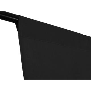 Fotografické pozadí černé1,6m x 2,8m, polyester (Materiál: 100% polyester, možnost praní)