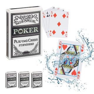 Sada 4 kusů - Poker karty No92 - 100% Plastová sada karet (4 ks Poker karty 100% plast - casinová  kvalita )