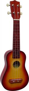 Sopránové ukulele MSA-UK7 sunburst (Příslušenství: 1x Pouzdro a 3x trsátko)