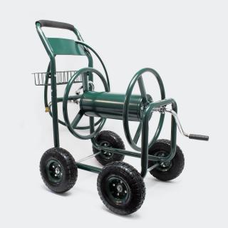XPOtool Vozík s navijákem a košíkem na zahradní hadici