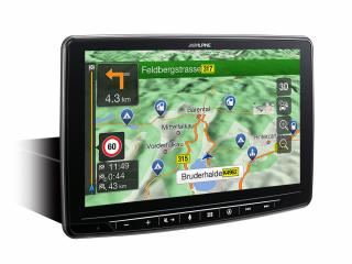 ALPINE INE-F904DC - 1DIN autorádio s displejem 9&quot;,GPS, USB, DAB+, Truck, Caravan