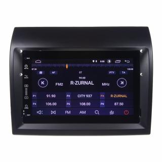 Autorádio pro FIAT/CITROEN/PEUGEOT s 7&quot; LCD, Android, WI-FI, GPS, Carplay, Bluetooth, 3xUSB