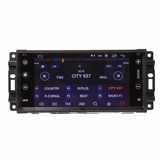 Autorádio pro Jeep 7&quot; LCD, Android, WI-FI, GPS, Carplay, Mirror link, Bluetooth, 3 x USB