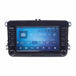 Autorádio pro VW, Škoda s 7&quot; LCD, Android, WI-FI, GPS, CarPlay, Bluetooth, 4G, 2x USB