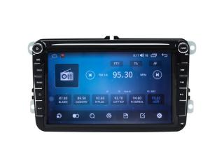 Autorádio pro VW, Škoda s 8&quot; LCD, Android, WI-FI, GPS, CarPlay, Bluetooth, 4G, 2x USB