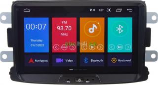 DACIA - Autorádio s 8&quot; LCD, Android 10.0, GPS, MirrorLink, Bluetooth, 80895A